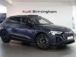 Plasma blue, metallic Used 2024 Audi Q8 e-tron Black Edition SUV | £58,950