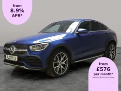 Blue Used 2022 Mercedes GLC300e AMG line Coupe | £36,964 (Good price)