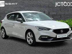 White Used 2024 Seat Leon FR Hatchback | £19,099 (Fair price)