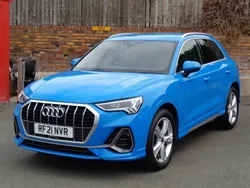 Blue Used 2021 Audi Q3 S-Line SUV | £24,200 (Fair price)