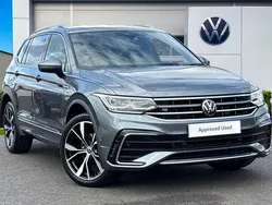 Grey Used 2025 VW Tiguan Allspace R-line SUV | £36,990 (Expensive)