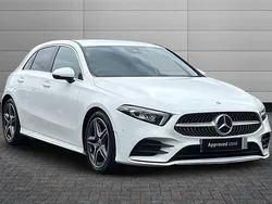 Polar white Used 2021 Mercedes A180 Executive Hatchback | £20,850 (Expensive)