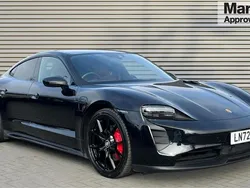 Black Used 2022 Porsche Taycan Sedan | £53,925 (Fair price)