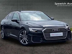 Black Used 2023 Audi A6 S-Line Sedan | £26,706 (Good price)