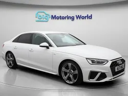 White Used 2022 Audi A4 S-Line Sedan | £17,900 (Super price)