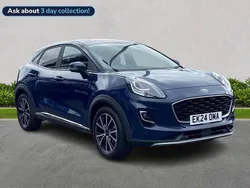 Blue Used 2024 Ford Puma Titanium Hatchback | £17,899 (Fair price)
