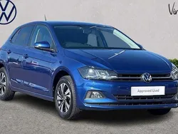 Blue Used 2021 VW Polo Match Hatchback | £13,396 (Fair price)