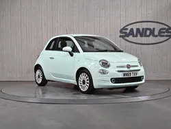 Green Used 2019 Fiat 500 Lounge Hatchback | £7,299 (Fair price)