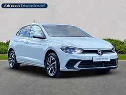 White New 2025 VW Polo Match Hatchback | £20,998 (Expensive)