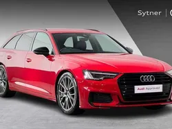 Red Used 2021 Audi A6 Black Edition Estate | £29,750 (Fair price)