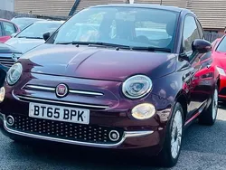 Red Used 2016 Fiat 500 Lounge Hatchback | £4,595 (Fair price)