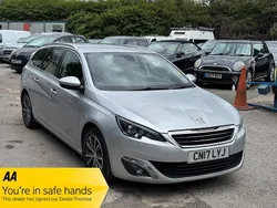 Silver Used 2017 Peugeot 308 Allure Estate | £2,289 (Expensive)