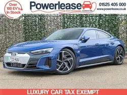 Blue Used 2022 Audi e-tron GT quattro Business Sedan | £45,989 (Super price)