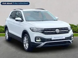 White Used 2020 VW T-Cross SE SUV | £15,291 (Fair price)
