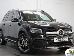 Cosmos black Used 2021 Mercedes GLB220 AMG line SUV | £29,495 (A bit pricey)