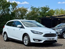 White Used 2016 Ford Focus Titanium Estate | £5,745 (Fair price)