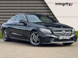 Black Used 2018 Mercedes C220 AMG Line Premium Coupe | £17,000 (Fair price)