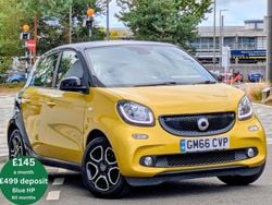 Yellow Used 2017 Smart ForFour Prime Hatchback | £6,999 (A bit pricey)