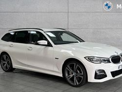 Alpine white Used 2021 BMW 330e M Sport Estate | £23,840 (Fair price)