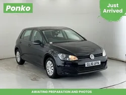 Black Used 2016 VW Golf VII S Hatchback | £8,250 (Fair price)