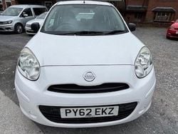 White Used 2013 Nissan Micra Visia Hatchback | £3,499 (Fair price)