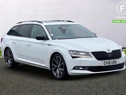 White Used 2018 Skoda Superb SportLine Estate | £17,099 (Fair price)