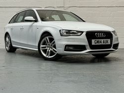 White Used 2014 Audi A4 S-Line Estate | £6,450 (Fair price)