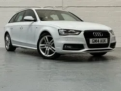 White Used 2014 Audi A4 S-Line Estate | £6,450 (Fair price)