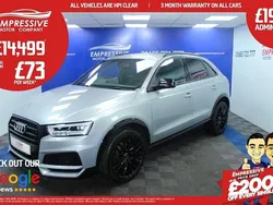Silver Used 2018 Audi Q3 Black Edition SUV | £14,499 (Fair price)