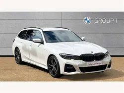 White Used 2021 BMW 320 M Sport Estate | £25,995 (A bit pricey)