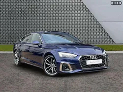 Blue Used 2022 Audi A5 Sportback S-Line Hatchback | £28,499 (Fair price)