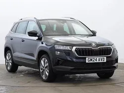 Black magic pearl effect Used 2024 Skoda Karoq SE L SUV | £21,536 (Fair price)