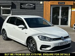 White Used 2017 VW Golf VII R-line Hatchback | £11,995 (Expensive)