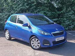 Blue Used 2018 Peugeot 108 Active Hatchback | £7,498 (Fair price)