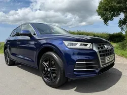 Blue Used 2018 Audi Q5 S-Line SUV | £20,499 (Fair price)