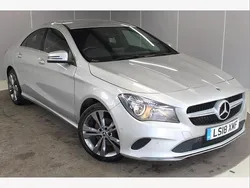 Silver Used 2018 Mercedes CLA180 Sedan | £12,695 (Fair price)