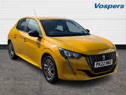 Yellow Used 2022 Peugeot 208 Active Premium Hatchback | £14,997 (Fair price)