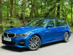 Blue Used 2022 BMW 330e M Sport Estate | £14,491 (Super price)