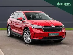 Velvet red metallic Used 2025 Skoda Enyaq iV SUV | £29,995 (Fair price)