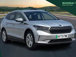 Brilliant silver metallic Used 2023 Skoda Enyaq iV SUV | £27,790 (Fair price)