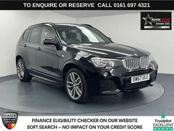 Black Used 2017 BMW X3 M Sport SUV | £17,470 (Fair price)