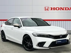 Platinum white Used 2022 Honda Civic Hybrid Hatchback | £24,709 (Good price)
