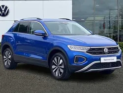 Blue Used 2024 VW T-Roc Match SUV | £23,495