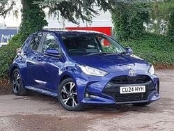Blue Used 2024 Toyota Yaris Hybrid Design Hatchback | £17,998 (Fair price)
