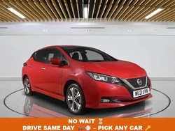 Red Used 2021 Nissan Leaf Tekna Hatchback | £9,549 (Fair price)