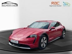 Red Used 2023 Porsche Taycan Performance Package Sedan | £59,795 (A bit pricey)