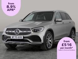 Silver Used 2020 Mercedes GLC300 AMG line SUV | £31,469 (Fair price)