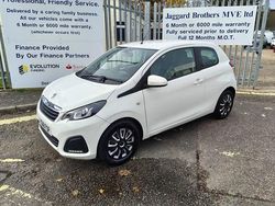 White Used 2018 Peugeot 108 Active Hatchback | £4,995 (Fair price)