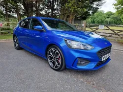 Blue Used 2018 Ford Focus ST-Line X Hatchback | £10,499 (Fair price)