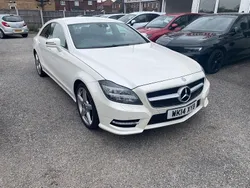 White Used 2014 Mercedes CLS250 AMG Coupe | £9,000